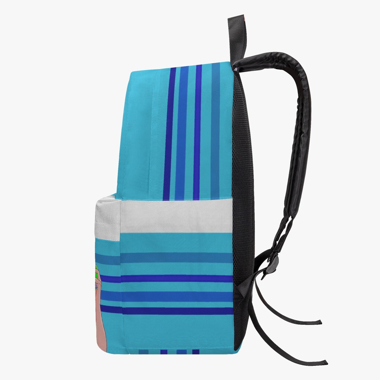 GLOBAL FREEDOM UNITED MEN AFGHANISTAN & GERMANY OLD PEACE BLUE All-over-print Canvas Backpack