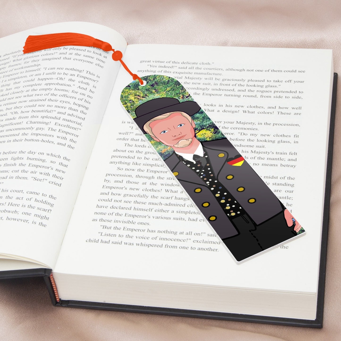 Acrylic Bookmark - Semicircle GLOBAL FREEDOM UNITED© GERMAN BOY