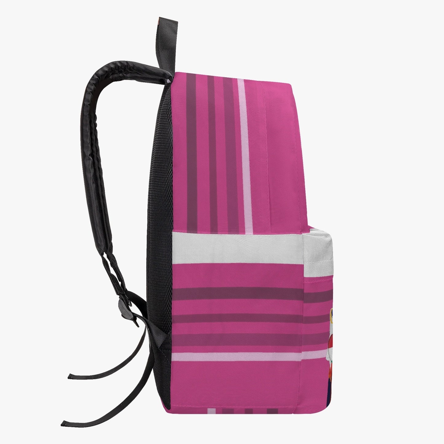 GLOBAL FREEDOM UNITED WOMEN CROATIA & HUNGARIA OLD PEACE  PINK All-over-print Canvas Backpack