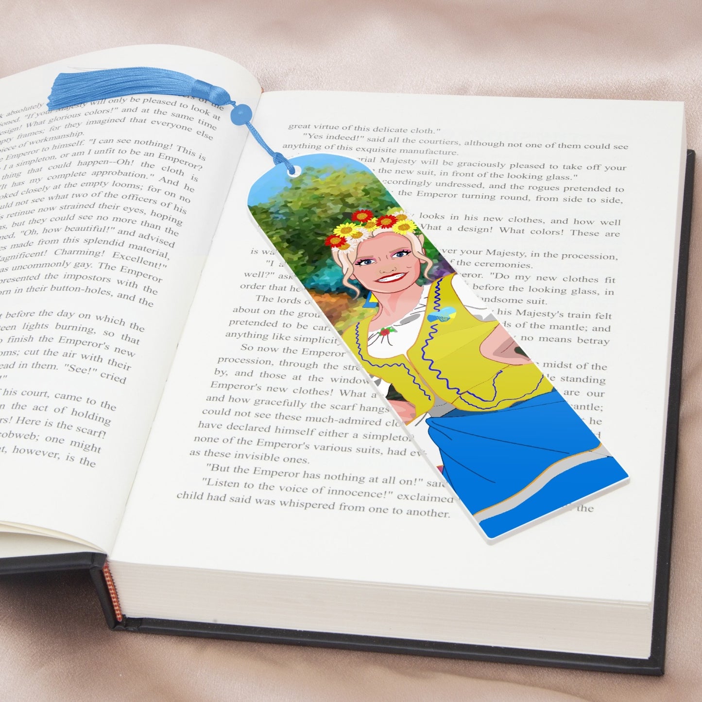 Acrylic Bookmark - Semicircle GLOBAL FREEDOM UNITED© UKRAIN GIRL