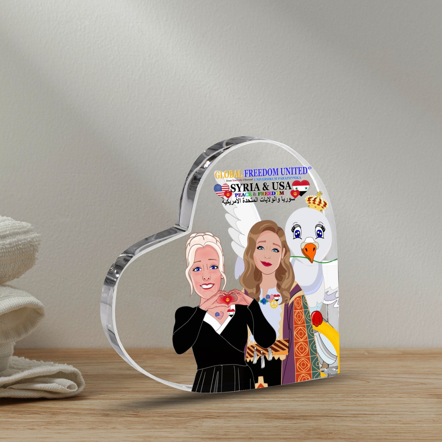 Acryl Heard Global Freedom United© Women Syria & Usa