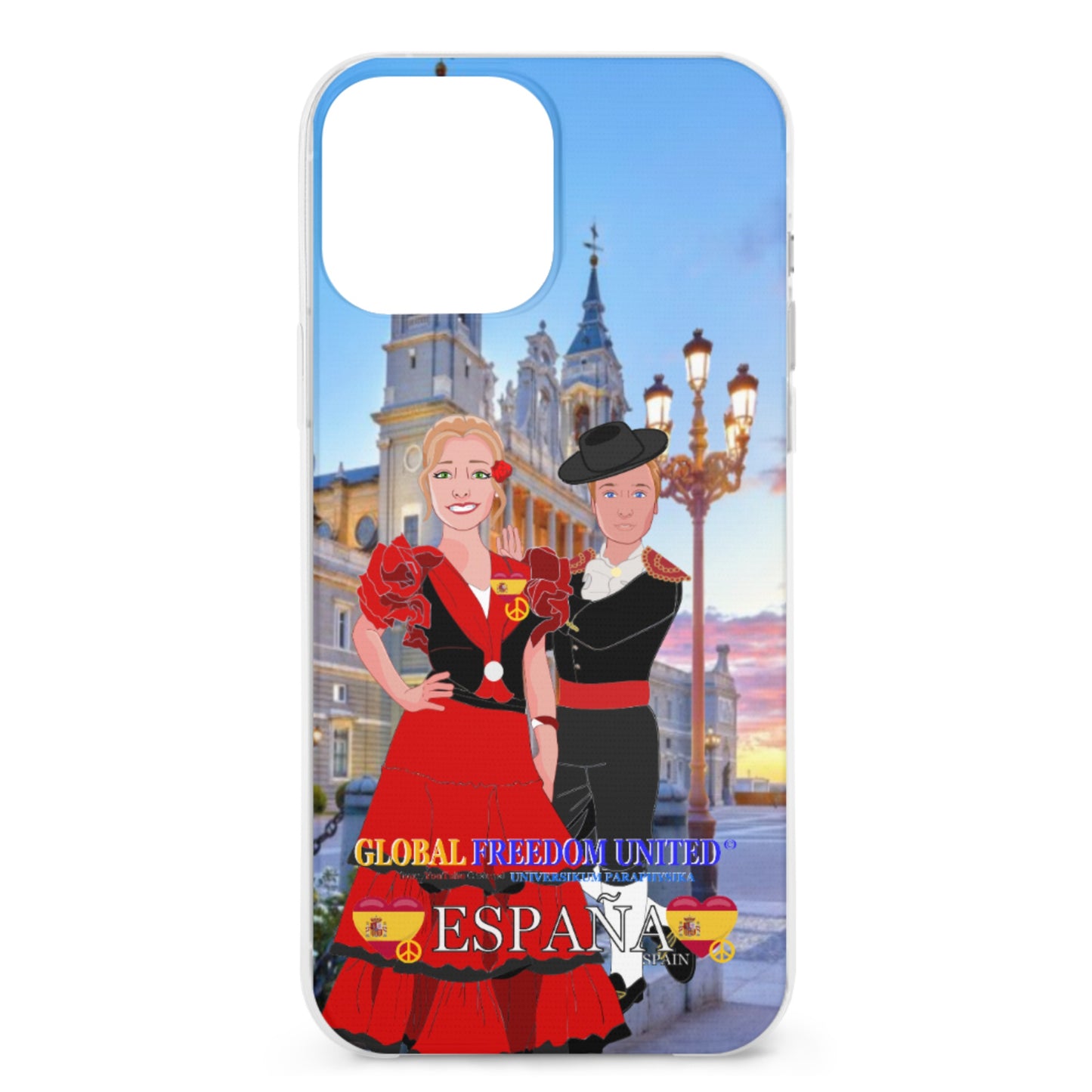 Phone Case GLOBAL FREEDOM UNITED© Couple Spain