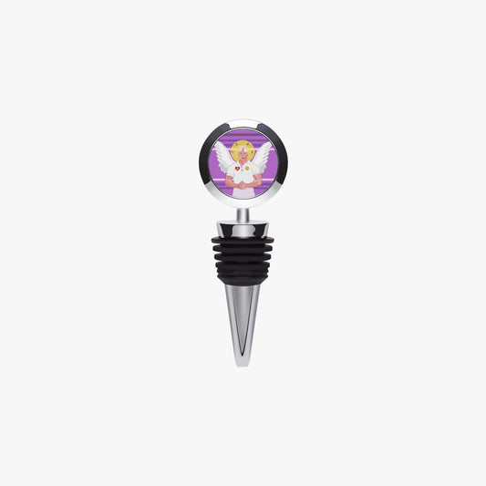 Wine Stopper GLOBAL FREEDOM UNITED ARCHANGEL MICHAEL LILAC