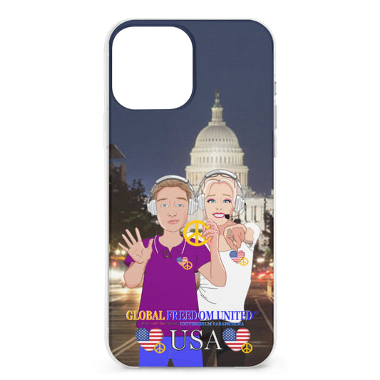 Phone Case GLOBAL FREEDOM UNITED© Couple USA Wight American