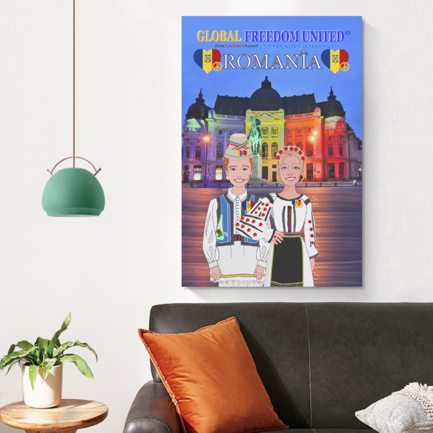 Poster GLOBAL FREEDOM UNITED© Romania