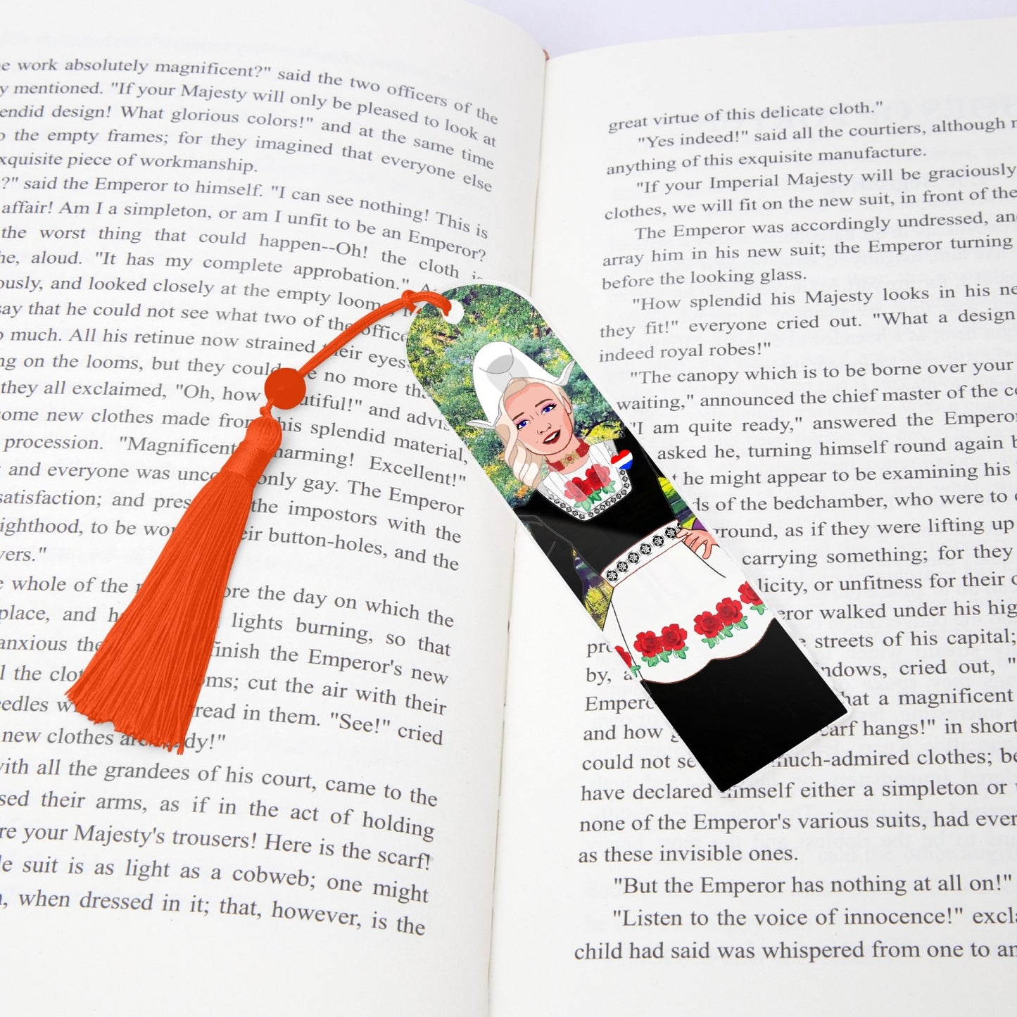 Acrylic Bookmark - Semicircle GLOBAL FREEDOM UNITED© NETHERLAND GIRLD