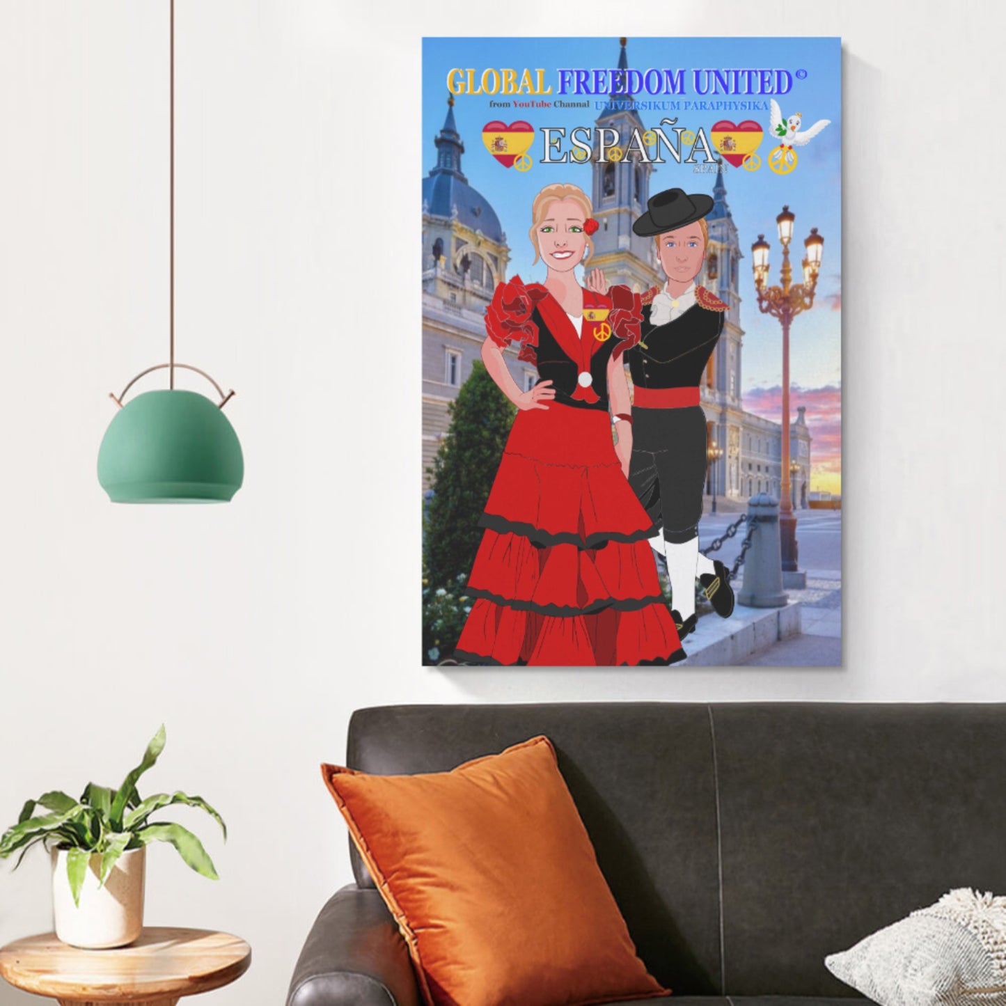 Poster GLOBAL FREEDOM UNITED© Spain