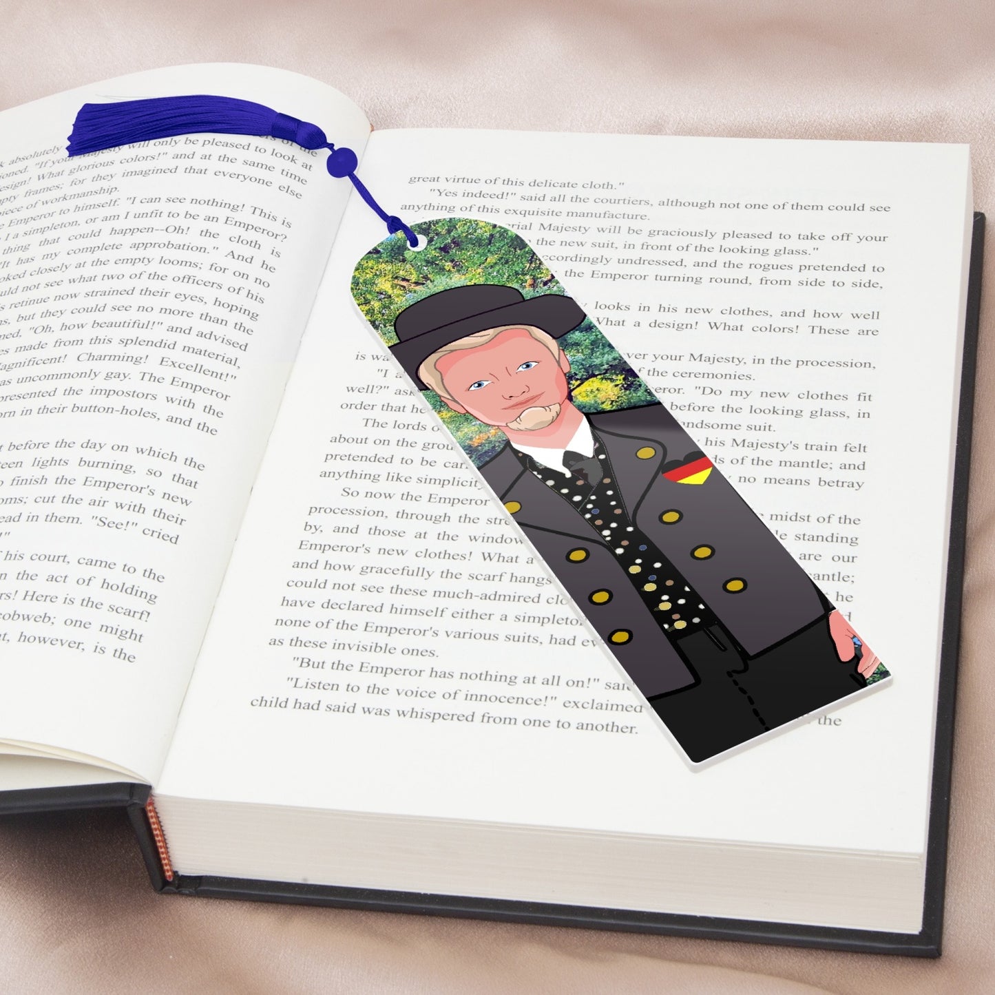 Acrylic Bookmark - Semicircle GLOBAL FREEDOM UNITED© GERMAN BOY