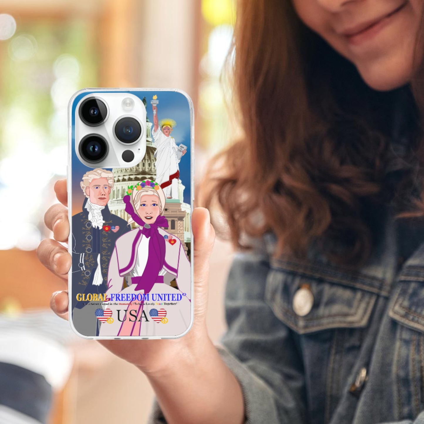 Phone Case GLOBAL FREEDOM UNITED© Couple USA Traditional