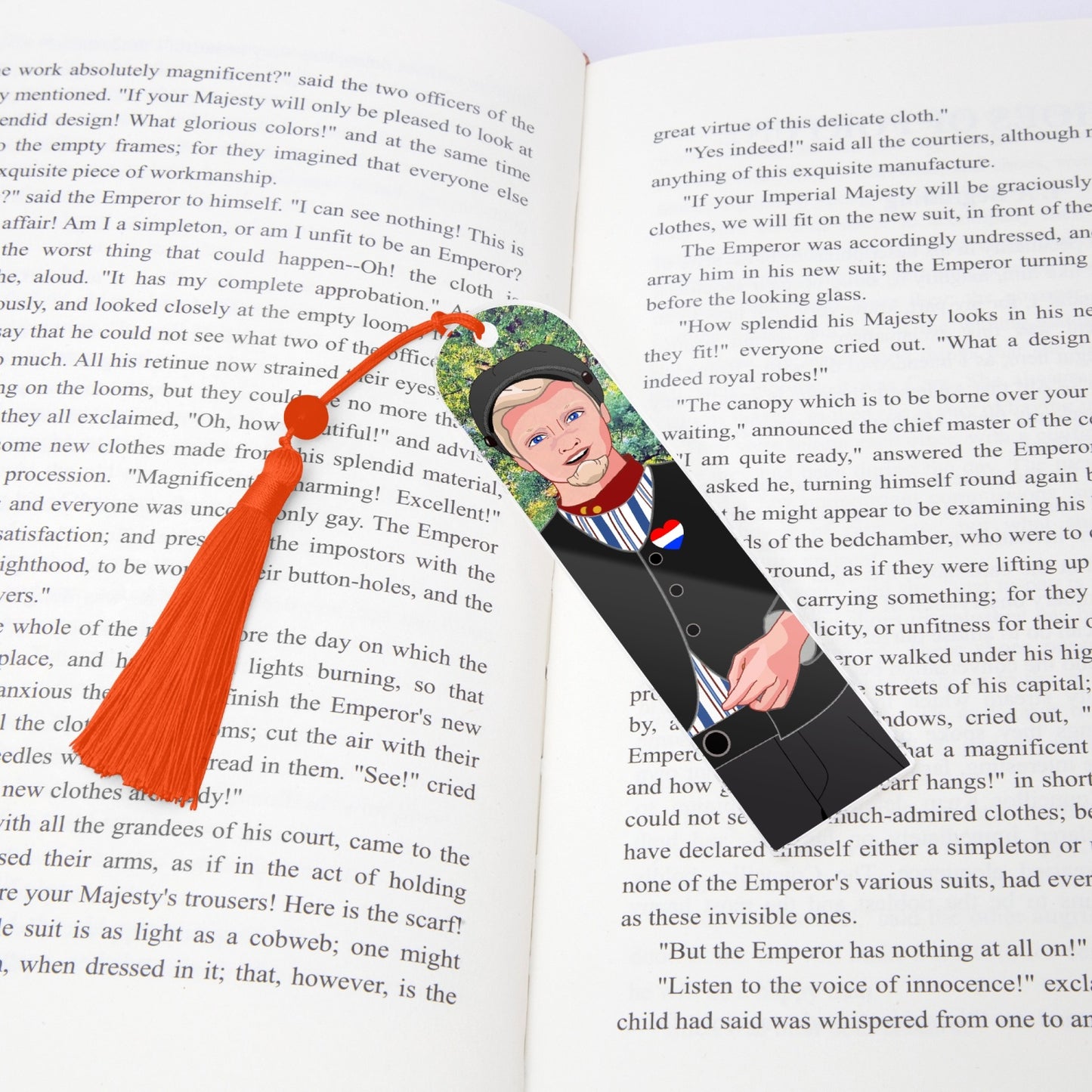 Acrylic Bookmark - Semicircle GLOBAL FREEDOM UNITED© NETHERLAND BOY