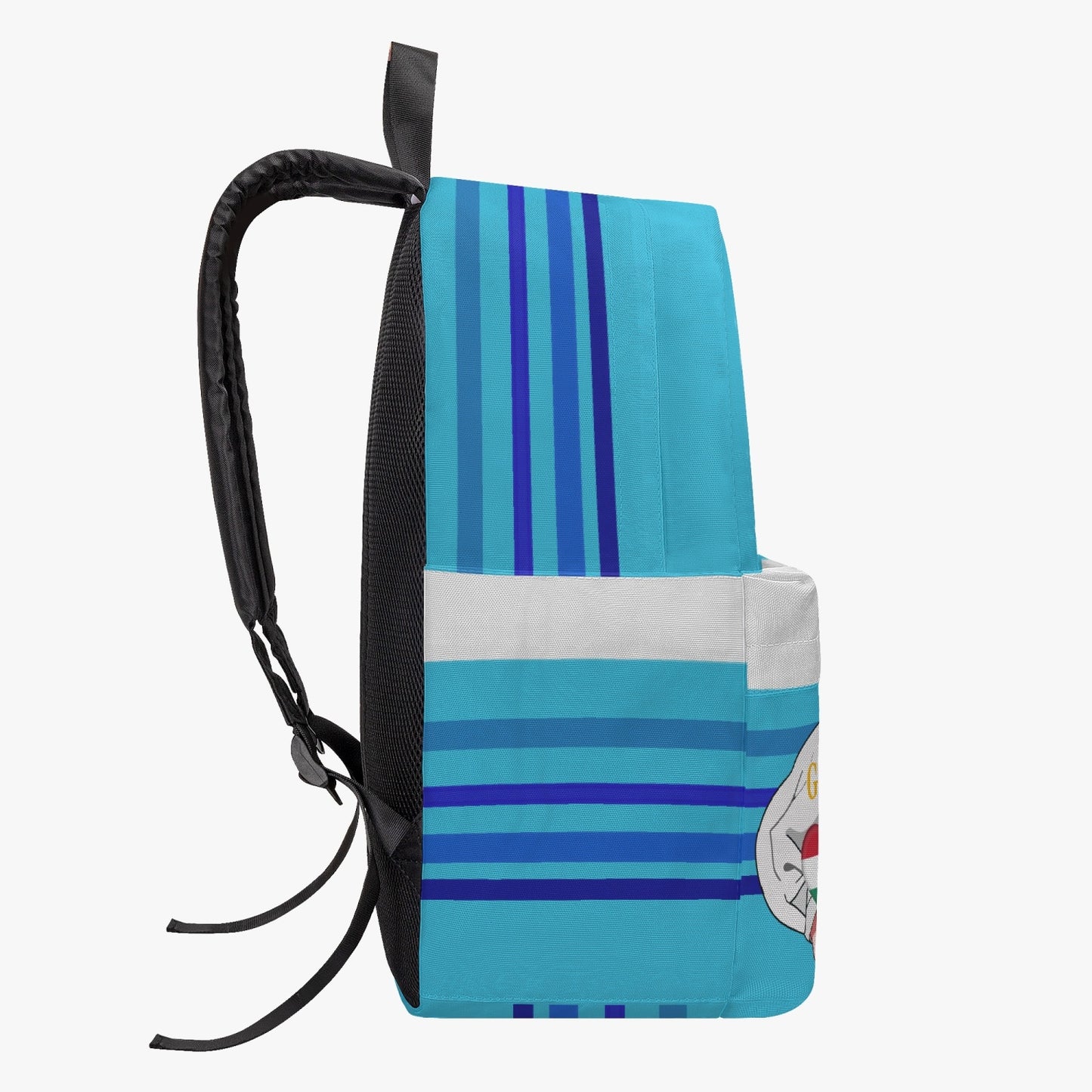 GLOBAL FREEDOM UNITED MEN CROATIA & HUNGARIA OLD PEACE  BLUE All-over-print Canvas Backpack