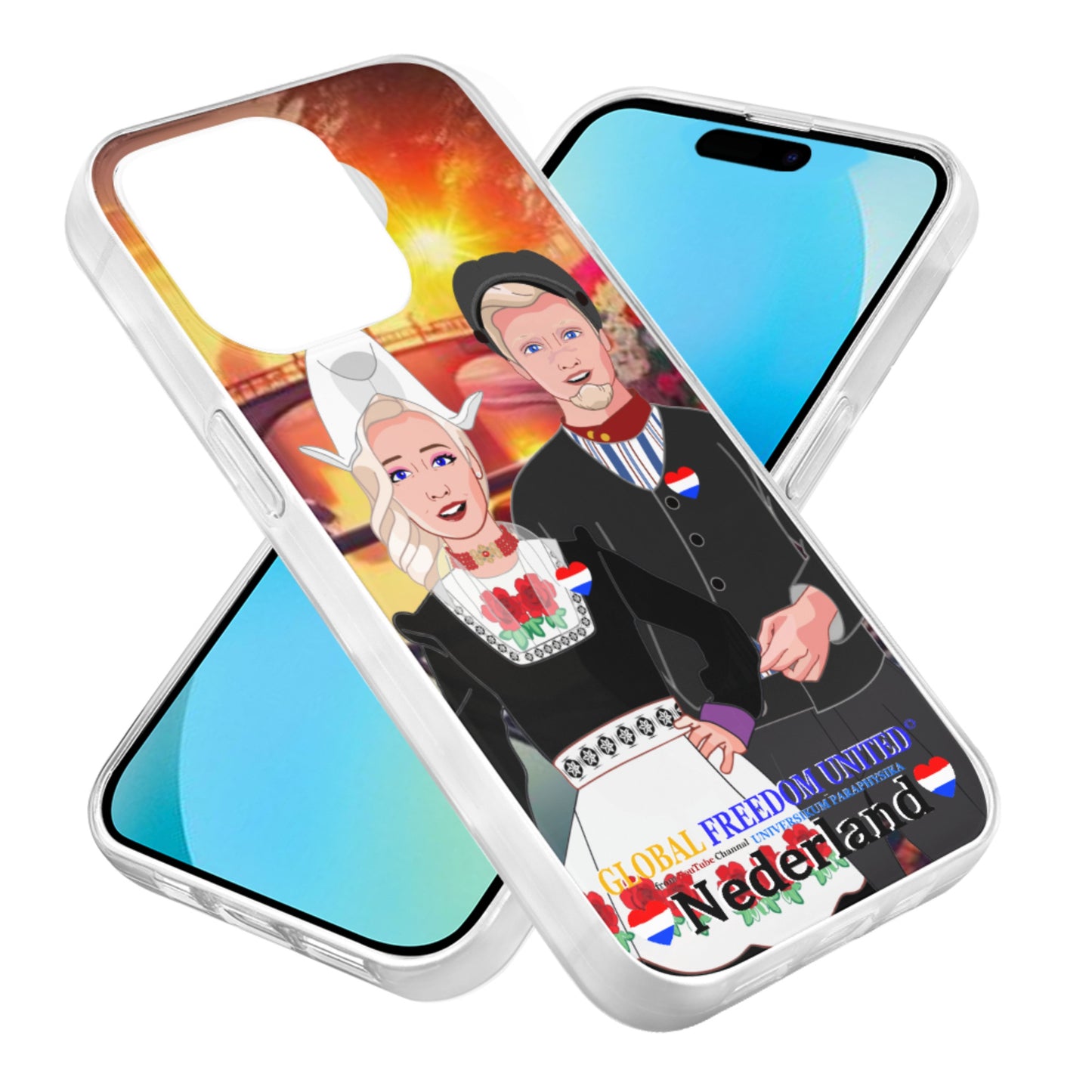Phone Case GLOBAL FREEDOM UNITED© Couple Nederland