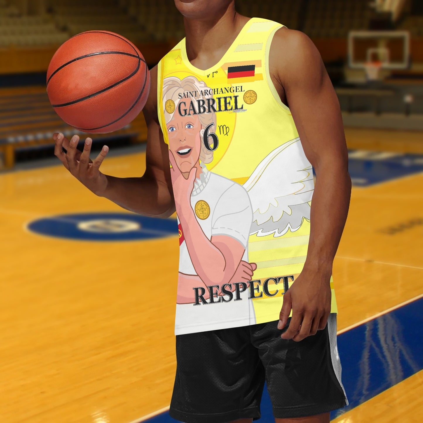 Basketball Jersey GLOBAL FREEDOM UNITED ARCHANGEL GABRIEL GERMANY 6