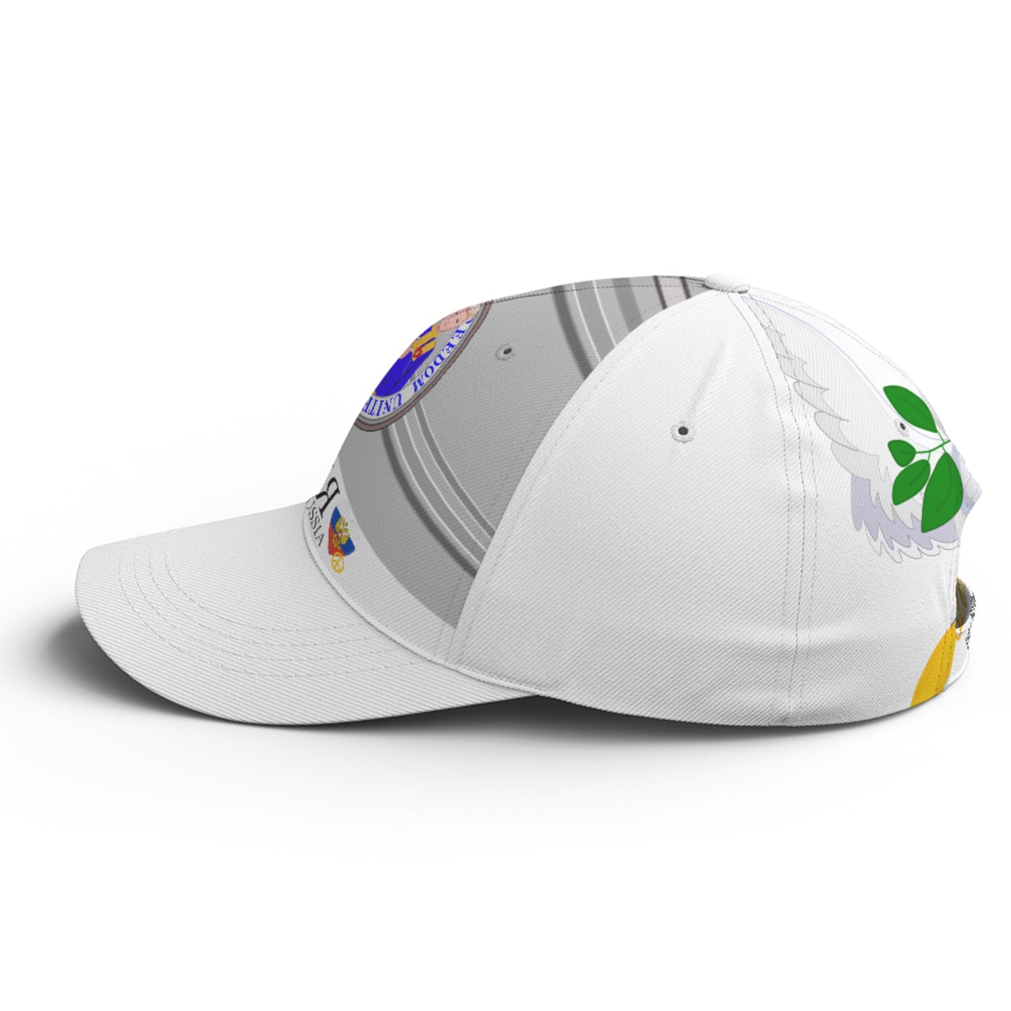 Basketball Cap GLOBAL FREEDOM UNITED© Couple Russia Grey