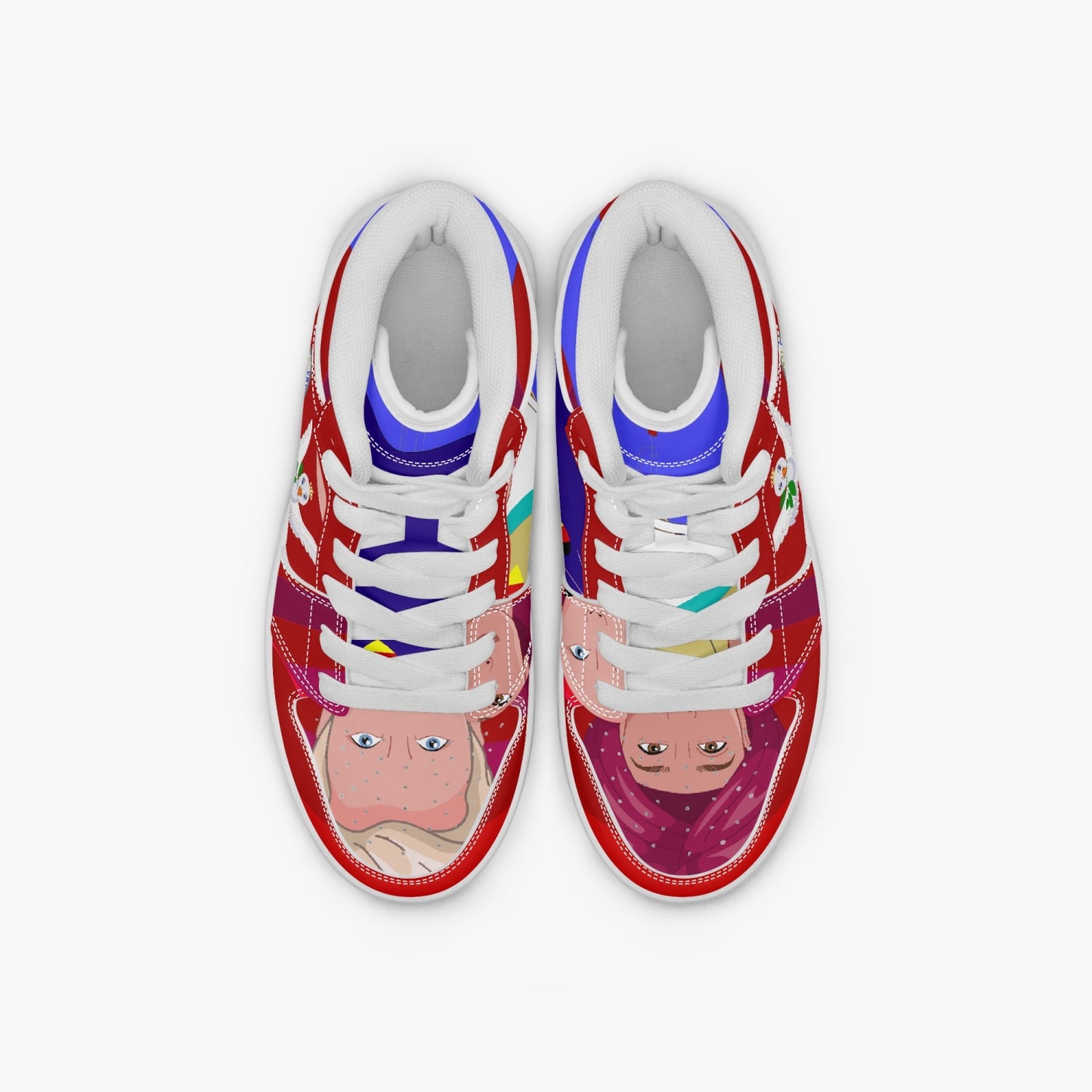 AJ Child High-top Shoes GLOBAL FREEDOM UNITED BOY AFGHANISTAN & GERMANY V1