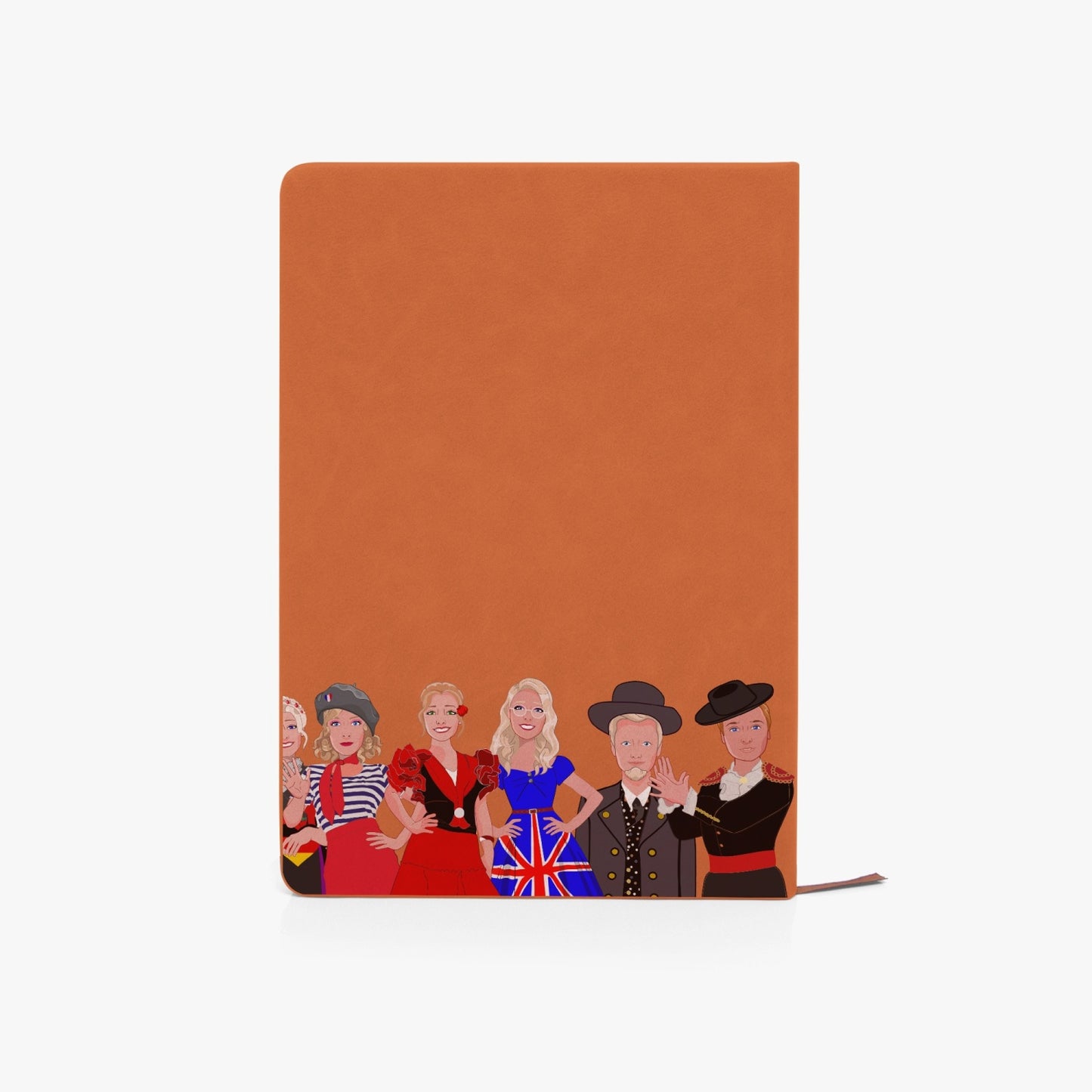 PU Leather Journal Notebook GLOBAL FREEDOM UNITED© Archangel Michael Policemen 1