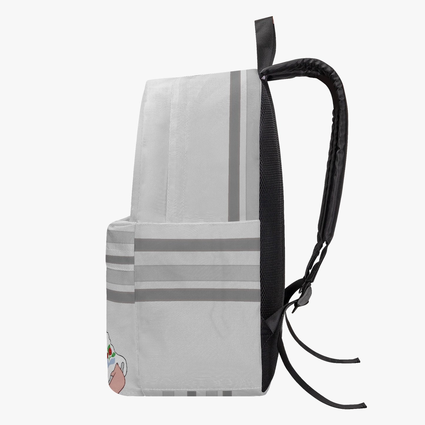 All-over-print Canvas Backpack GLOBAL FREEDOM UNITED COUPLE EDITION SERBIA GREY