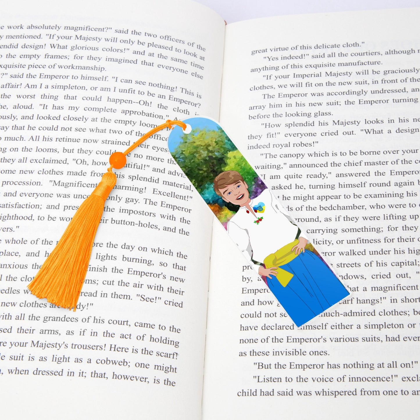 Acrylic Bookmark - Semicircle GLOBAL FREEDOM UNITED© UKRAIN BOY