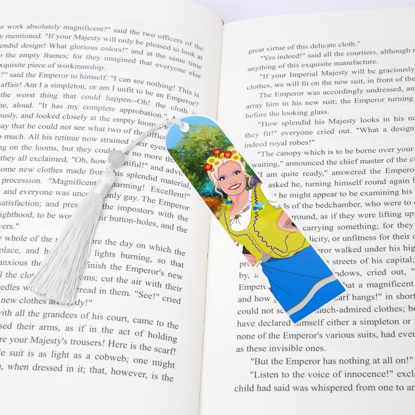 Acrylic Bookmark - Semicircle GLOBAL FREEDOM UNITED© UKRAIN GIRL