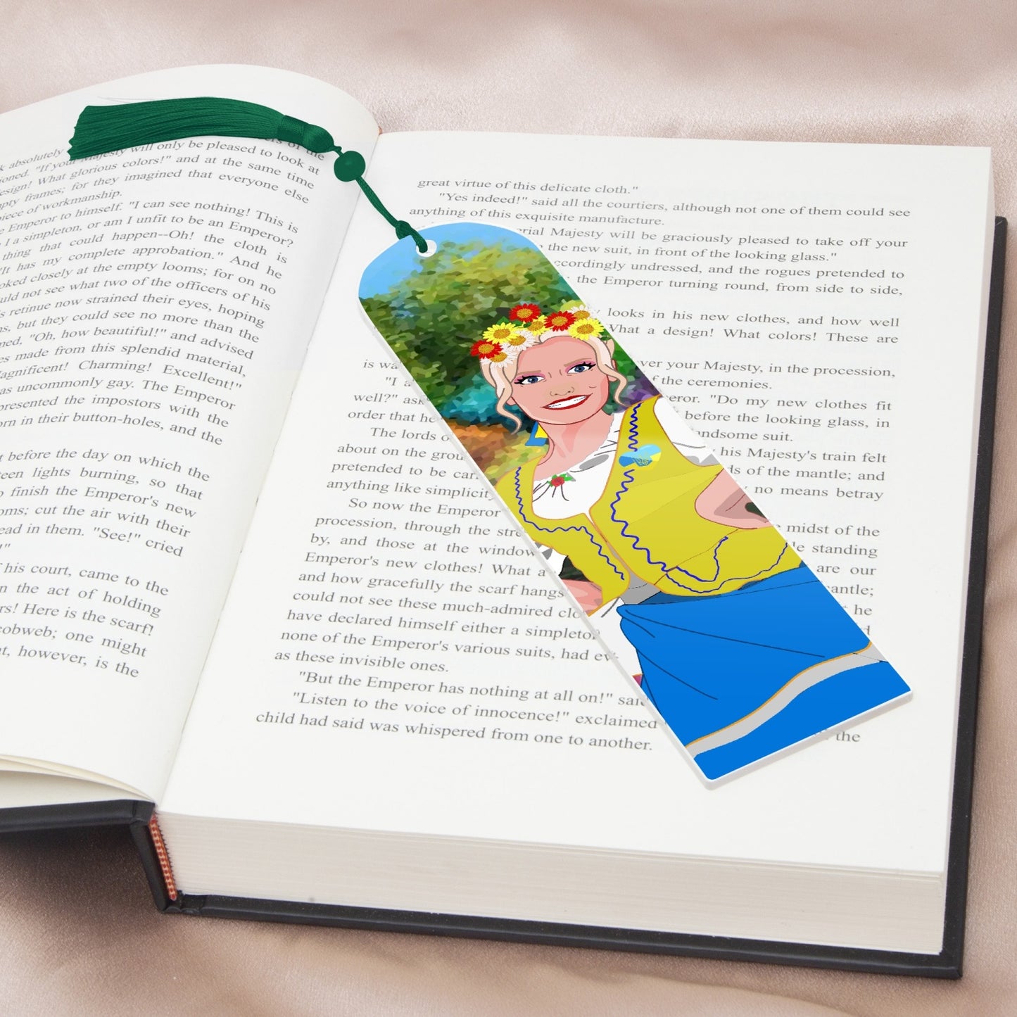 Acrylic Bookmark - Semicircle GLOBAL FREEDOM UNITED© UKRAIN GIRL