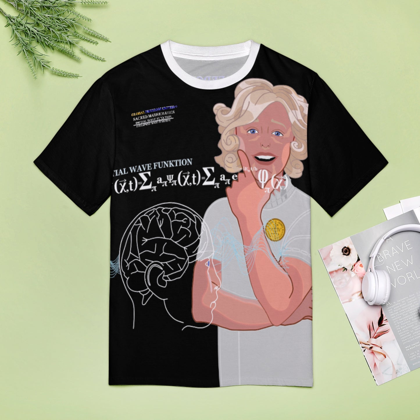 Women´s T-shirt Global Freedom United© Sacred Mathematics Wave Function