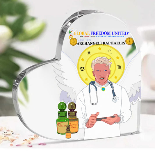 Acryl Heard Global Freedom United© Archangel Rafael Old Latin