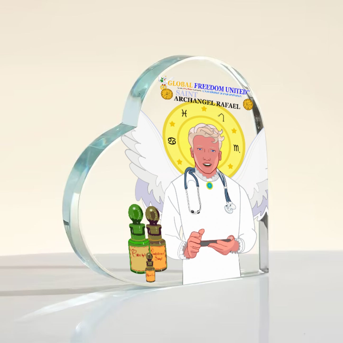 Acryl Heard GLOBAL FREEDOM UNITED© Archangel Rafael English