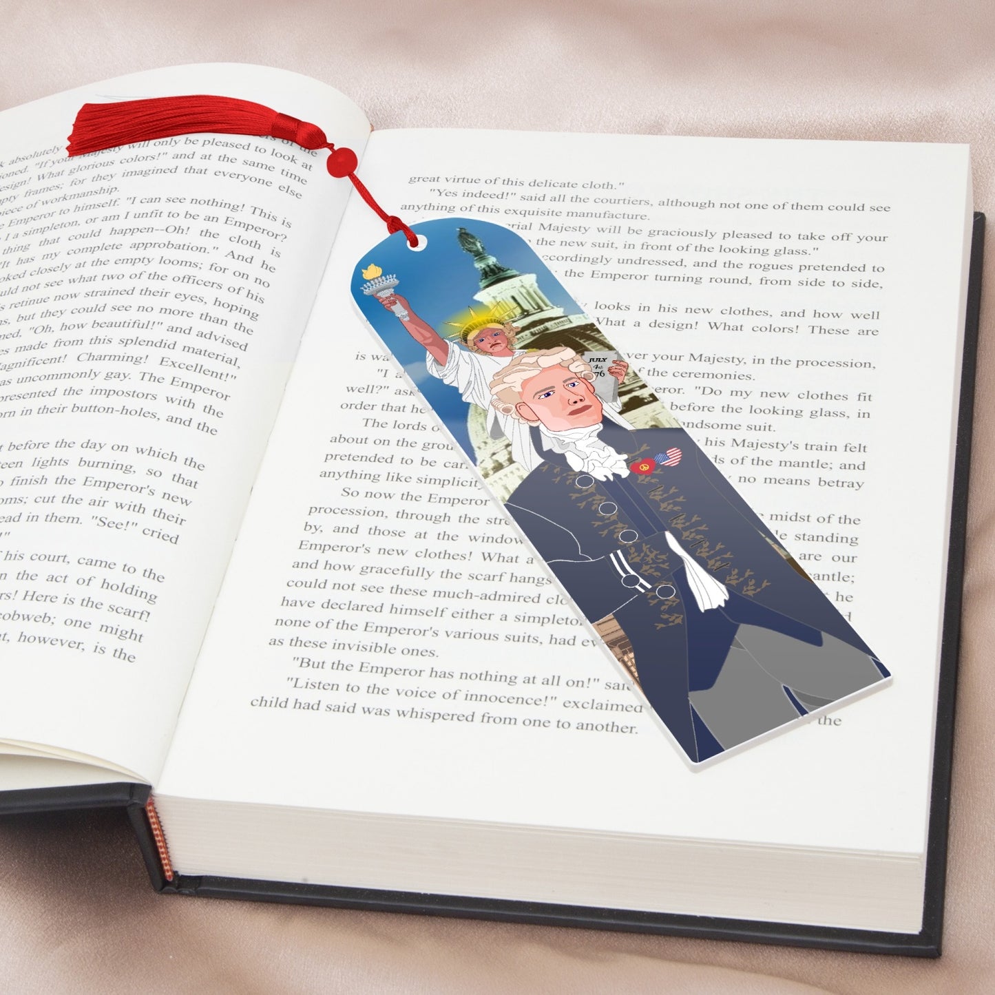 Acrylic Bookmark - Semicircle GLOBAL FREEDOM UNITED© USA BOY V3
