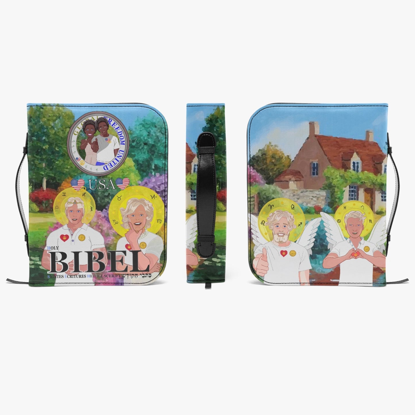 Bible Cover GLOBAL FREEDOM UNITED© Couple USA Afro American