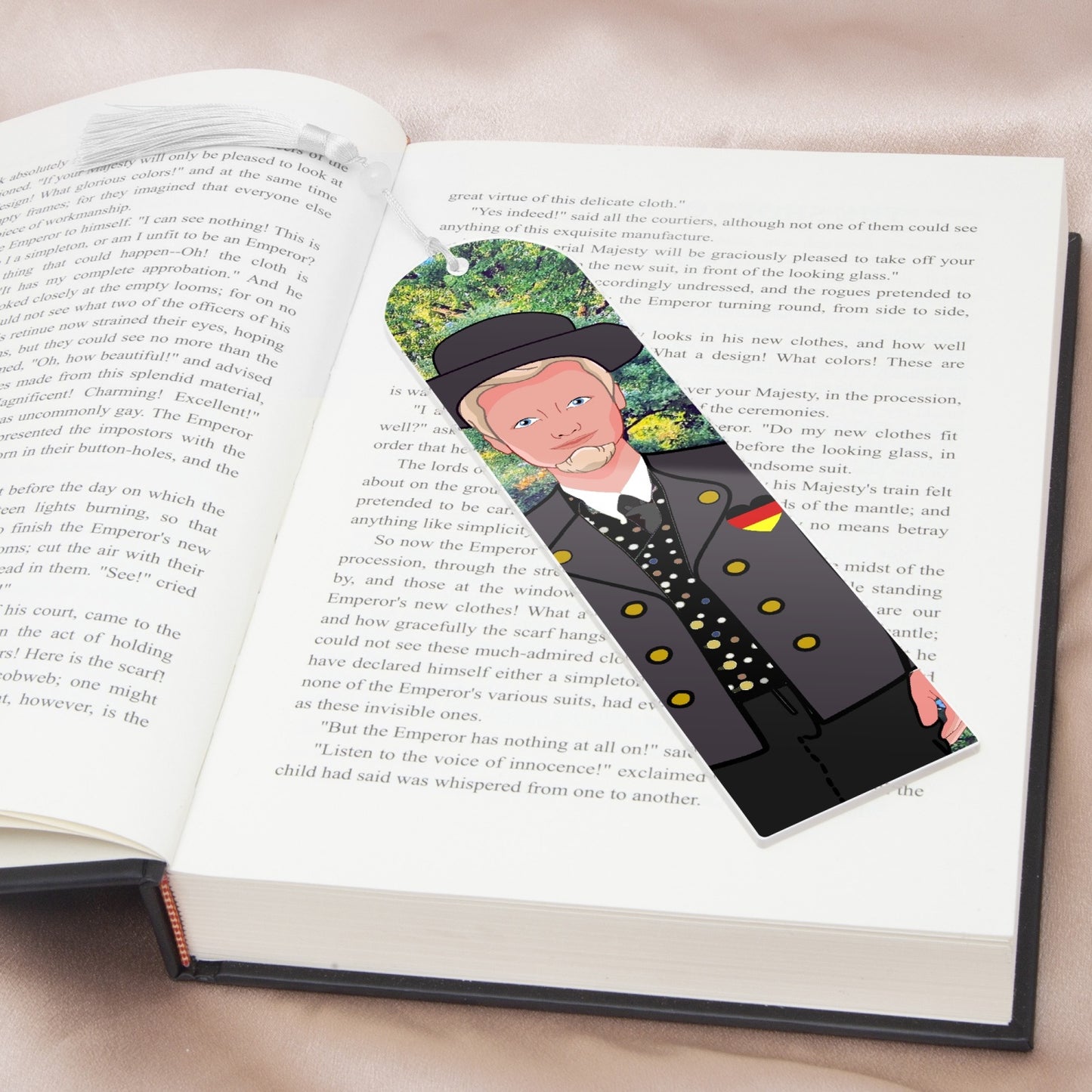 Acrylic Bookmark - Semicircle GLOBAL FREEDOM UNITED© GERMAN BOY