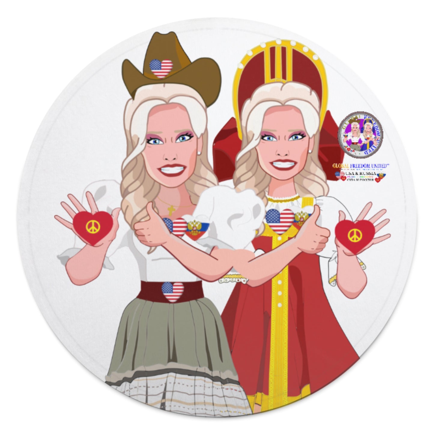 Blanket For Kids GLOBAL FREEDOM UNITED© Women Russia & USA