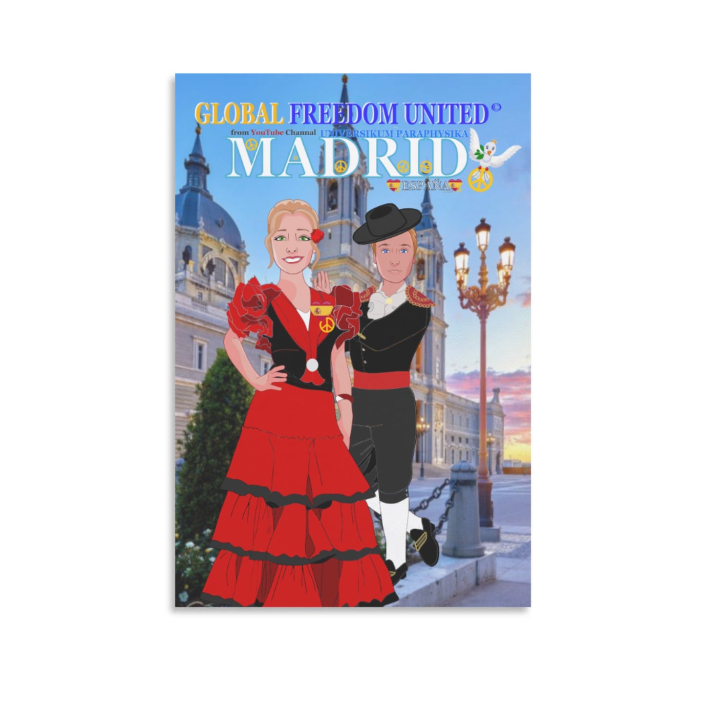 Poster GLOBAL FREEDOM UNITED© Madrid