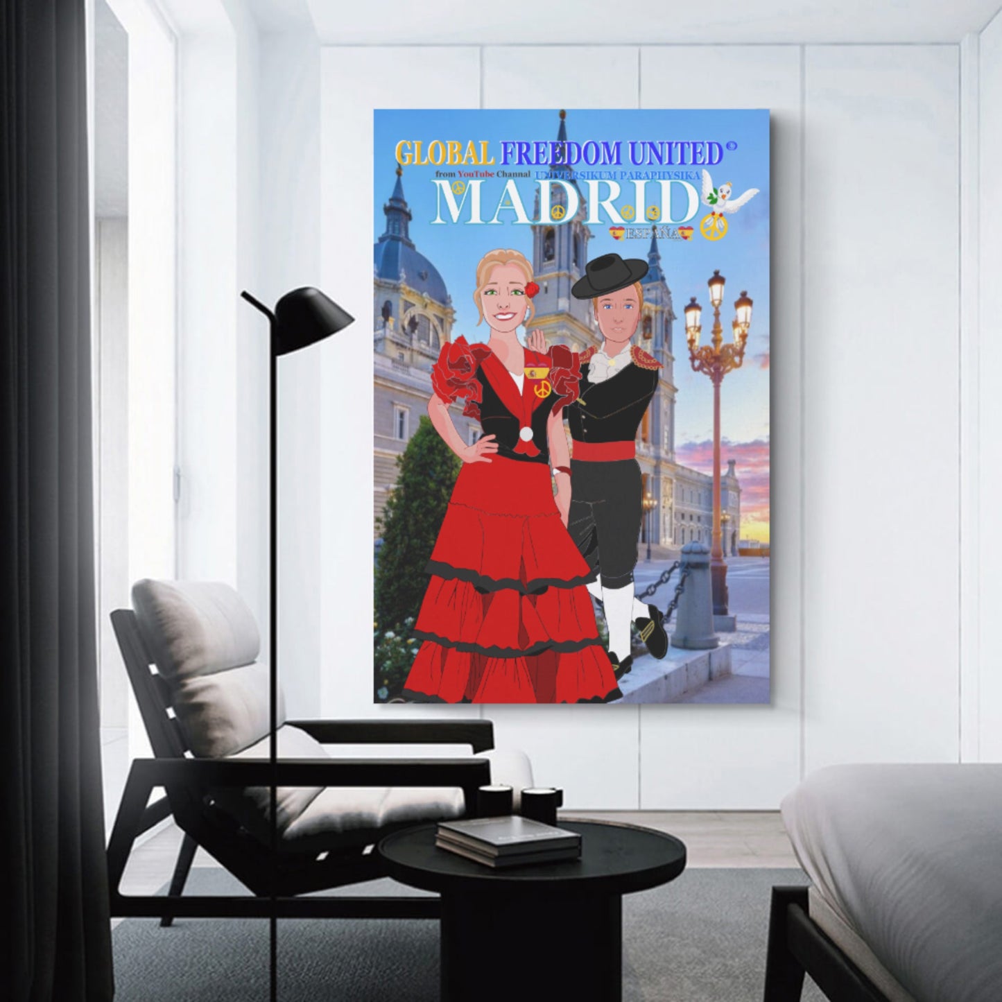 Poster GLOBAL FREEDOM UNITED© Madrid