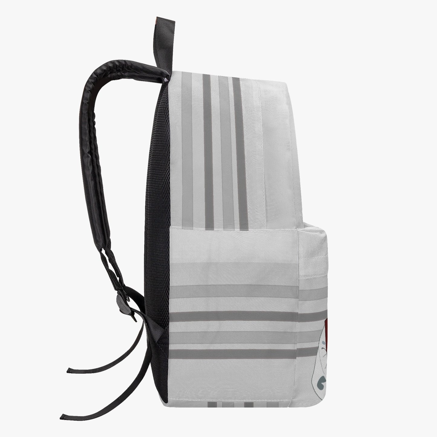 GLOBAL FREEDOM UNITED© Men Croatia & Serbia GREY All-over-print Canvas Backpack
