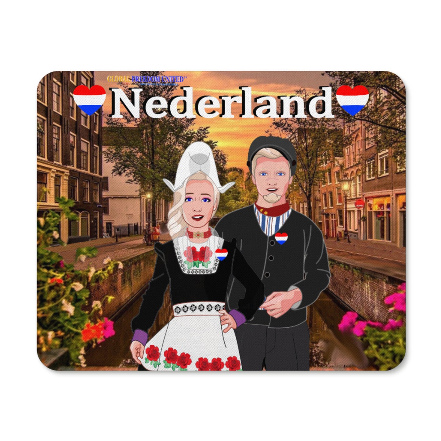 Mouse Pad GLOBAL FREEDOM UNITED© Couple Nederland