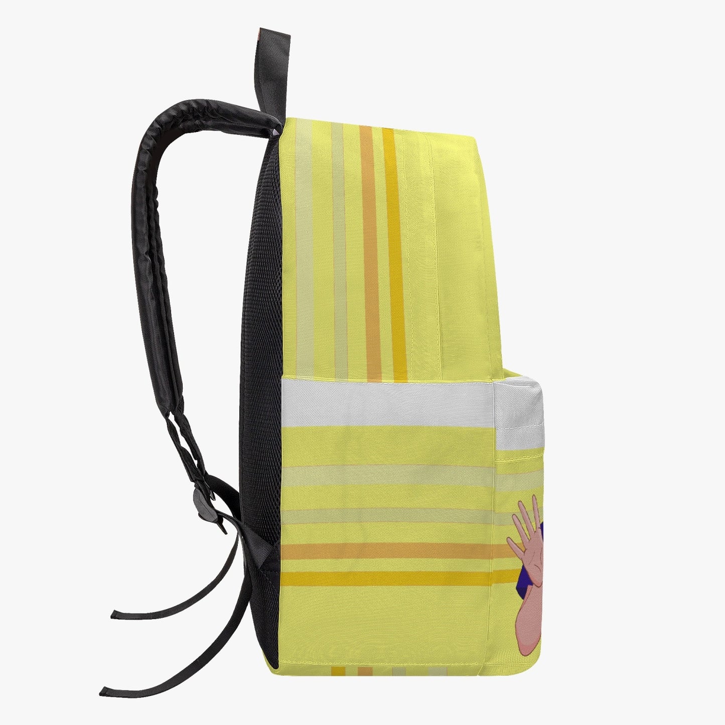 All-over-print Canvas Backpack GLOBAL FREEDOM UNITED COUPLE EDITION GERMANY V2 YELLOW