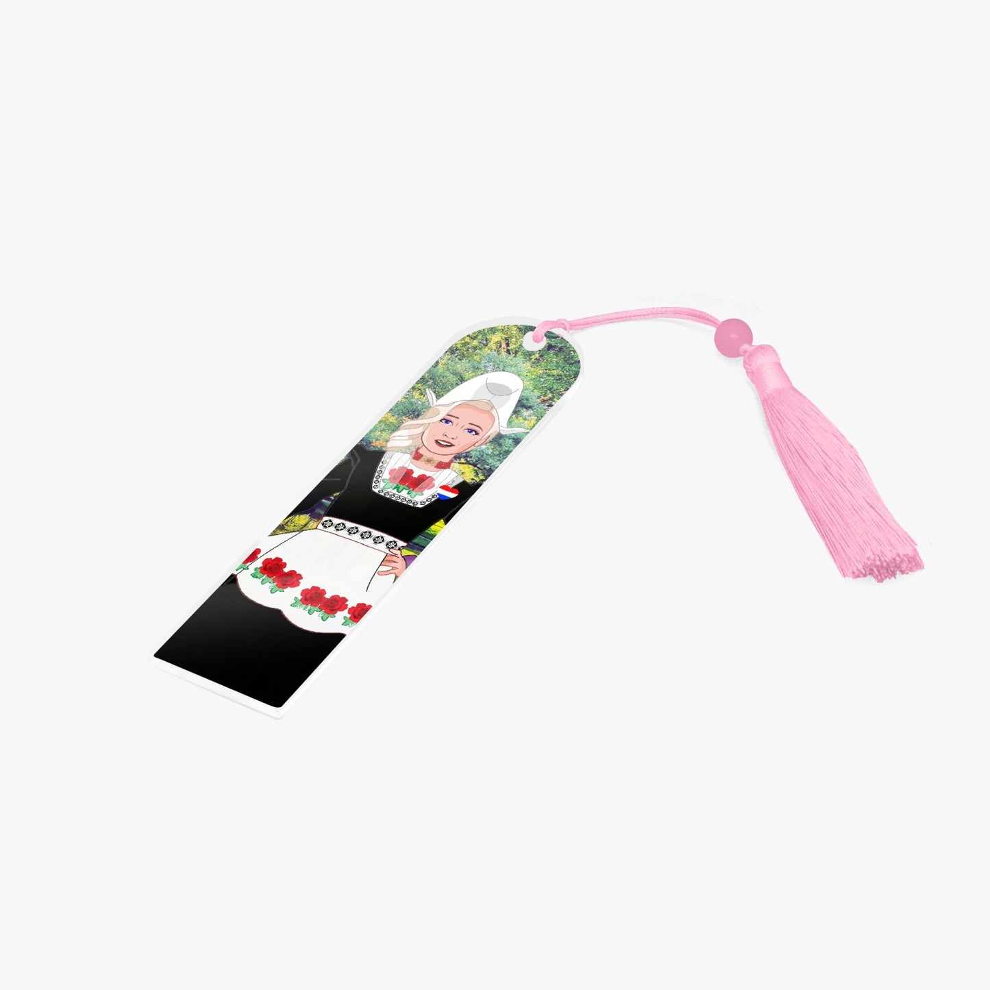 Acrylic Bookmark - Semicircle GLOBAL FREEDOM UNITED© NETHERLAND GIRLD