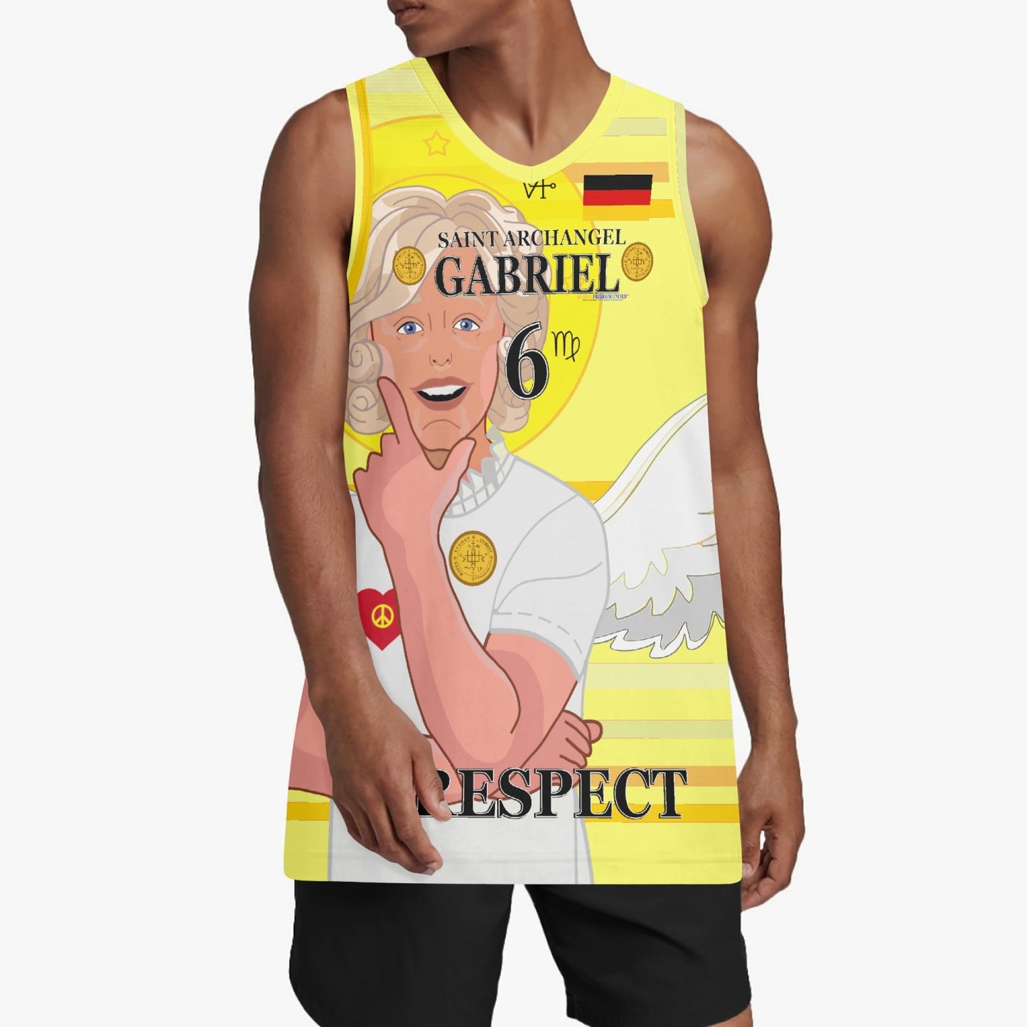Basketball Jersey GLOBAL FREEDOM UNITED ARCHANGEL GABRIEL GERMANY 6