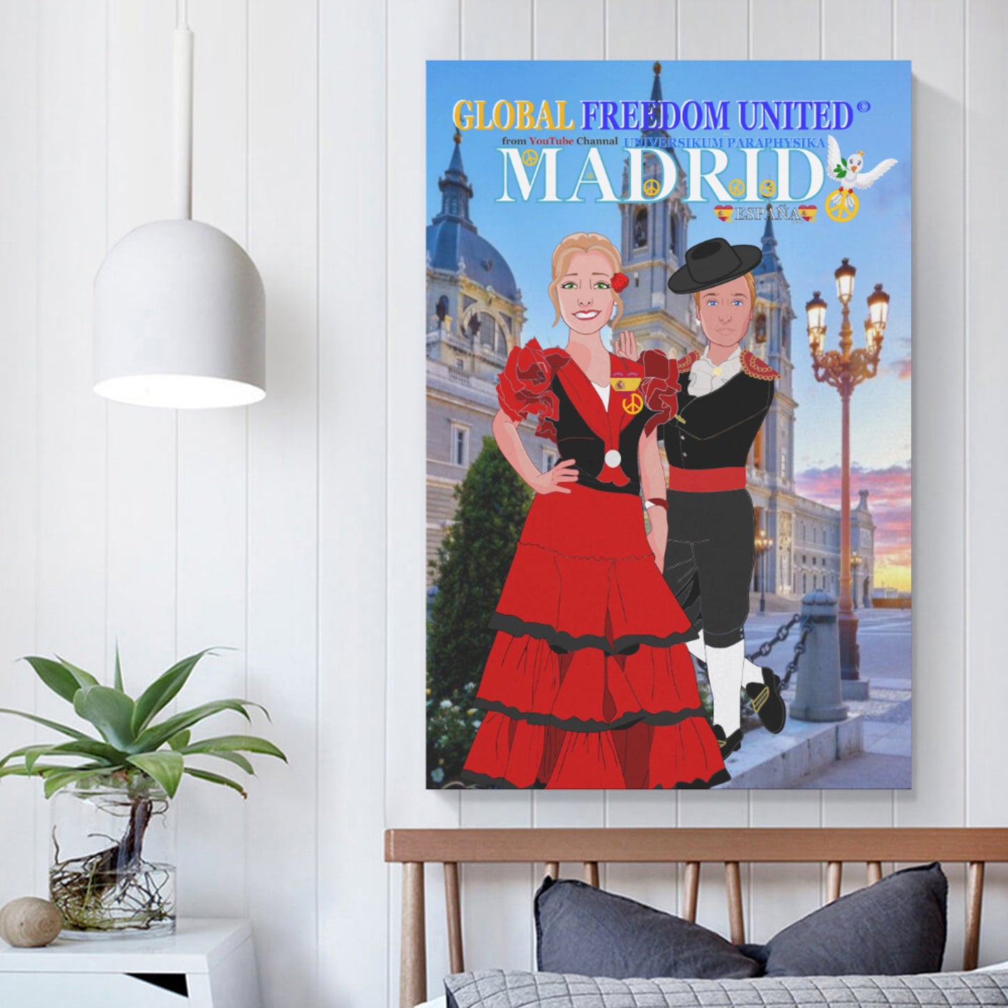 Poster GLOBAL FREEDOM UNITED© Madrid