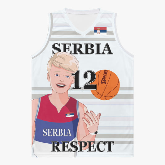 Basketball Jersey GLOBAL FREEDOM UNITED COUPLE EDITION SERBIA MEN V2 12
