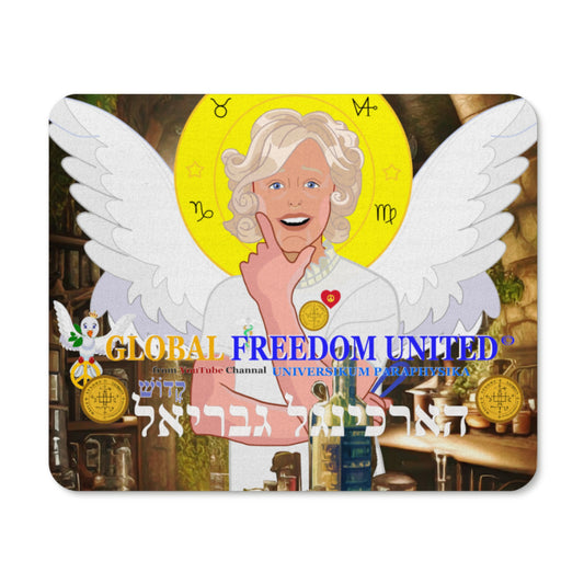 Mouse Pad GLOBAL FREEDOM UNITED© Archangel Gabriel  Hebrew