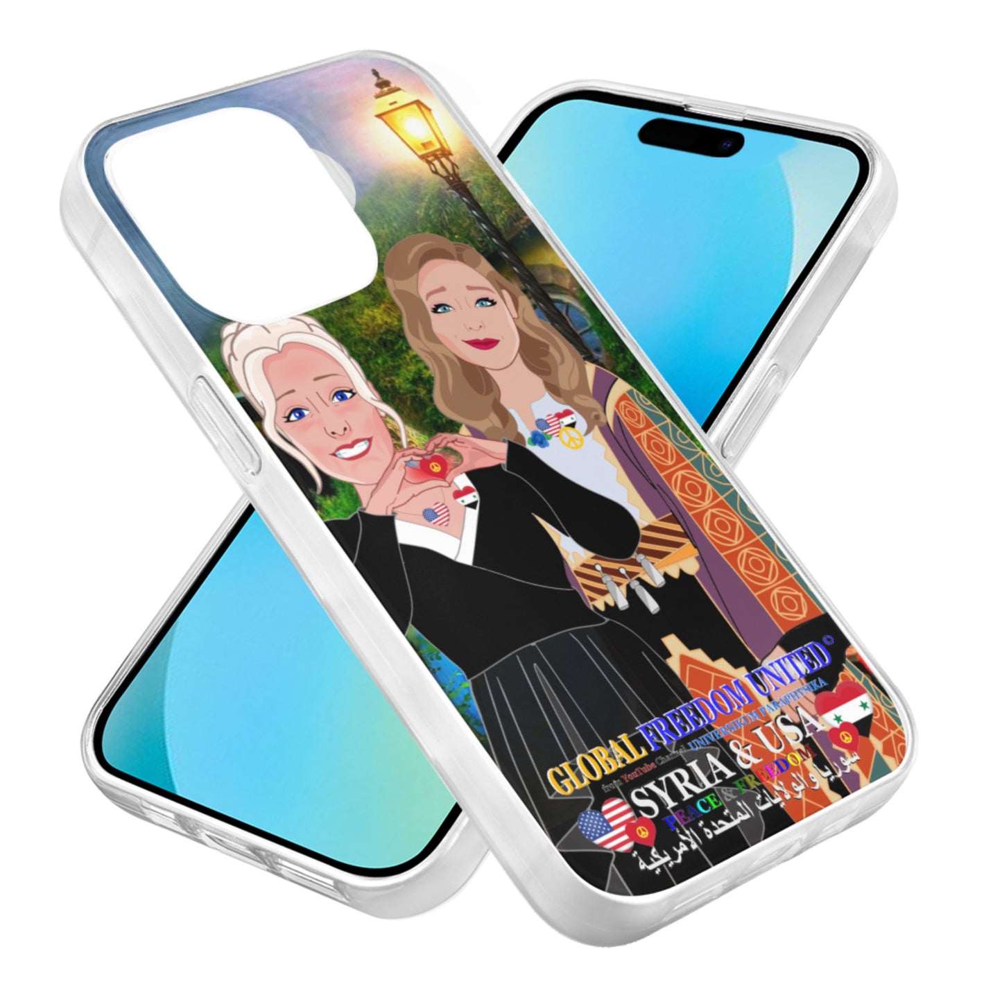 Phone Case Global Freedom United© Women Syria & Usa
