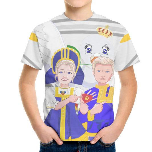 Kid´s T-shirt GLOBAL FREEDOM UNITED© Couple Russia Grey
