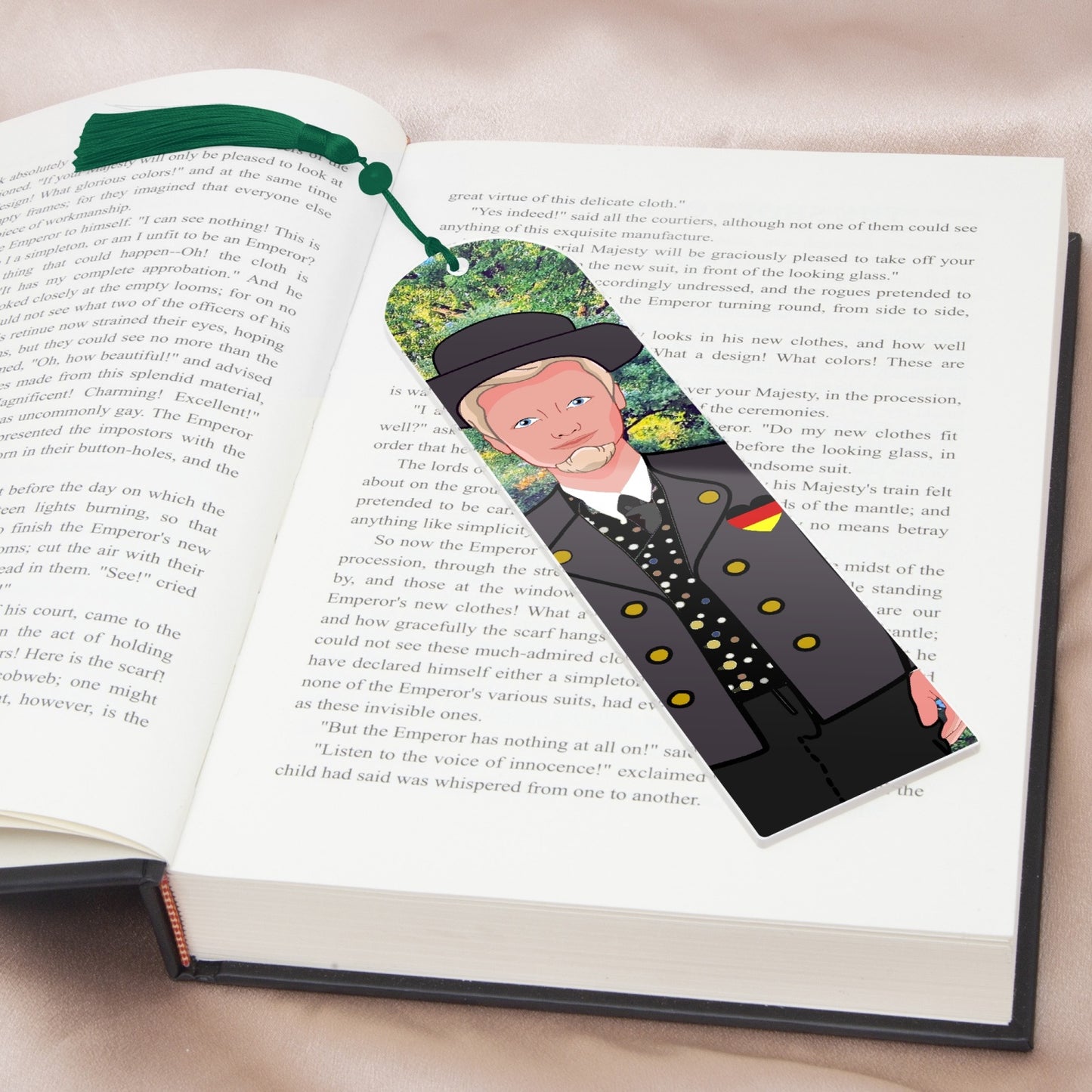 Acrylic Bookmark - Semicircle GLOBAL FREEDOM UNITED© GERMAN BOY