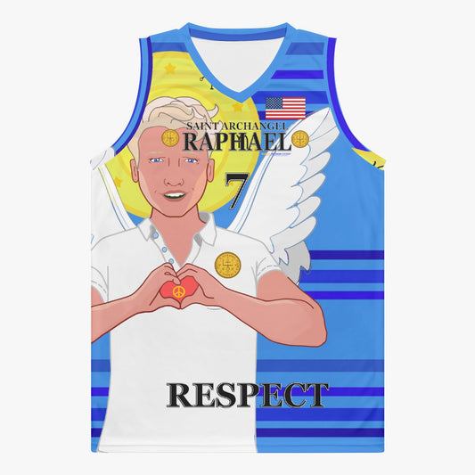Basketball Jersey GLOBAL FREEDOM UNITED ARCHANGEL RAPHAEL USA 7