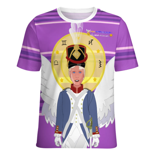 Women´s T-shirt  GLOBAL FREEDOM UNITED© Archangel Michael Serbia V3 Lilac