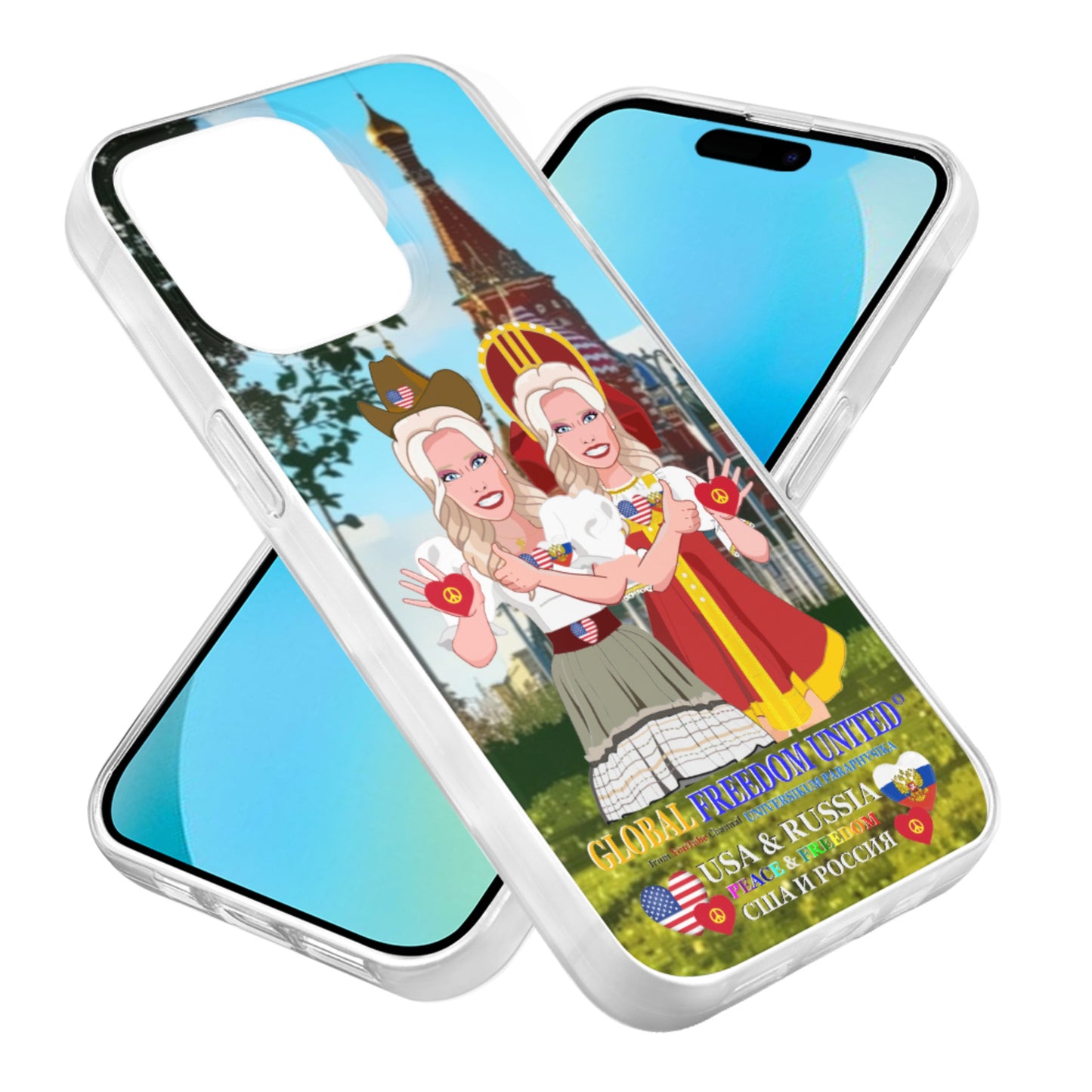 Phone Case GLOBAL FREEDOM UNITED© Women Russia & USA