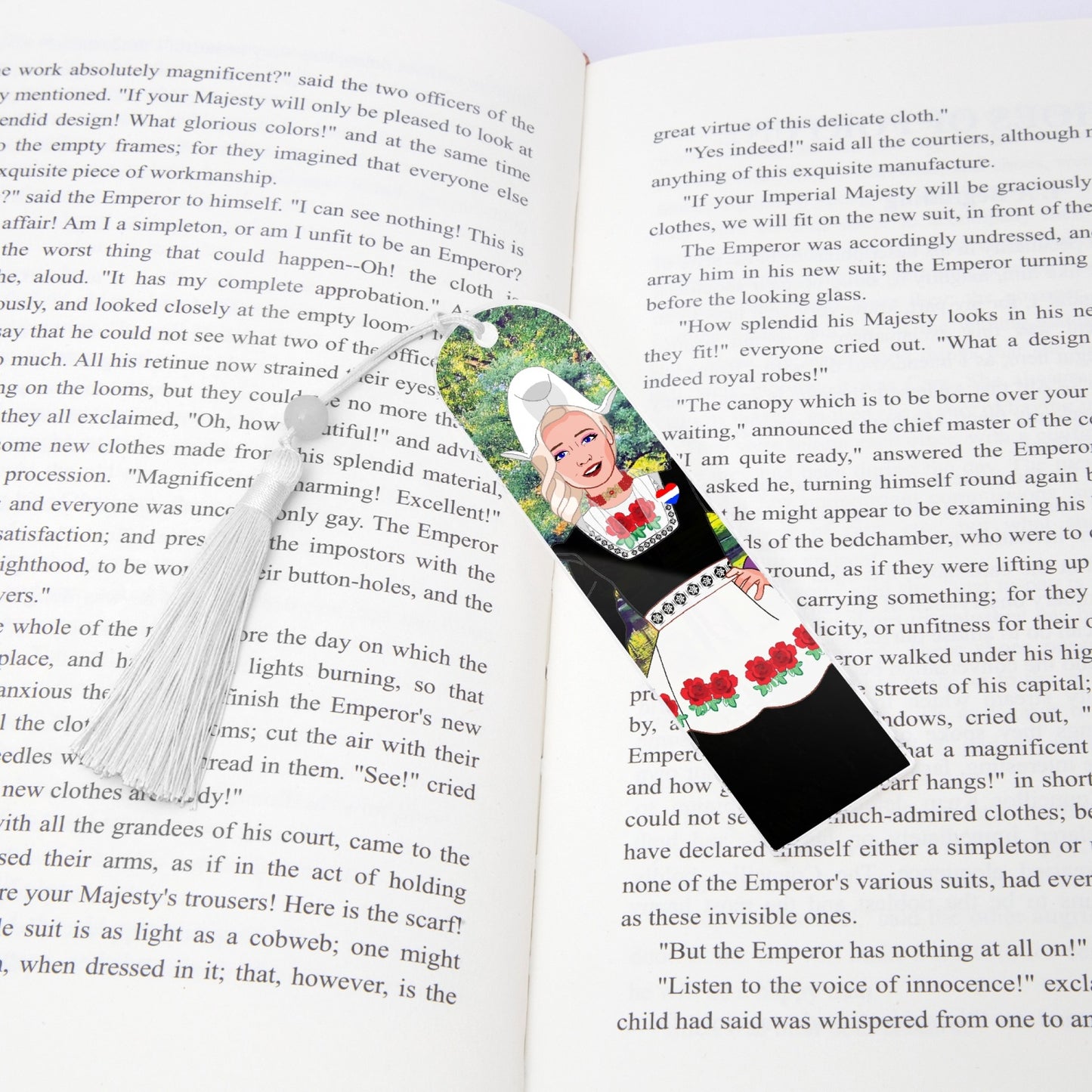 Acrylic Bookmark - Semicircle GLOBAL FREEDOM UNITED© NETHERLAND GIRLD