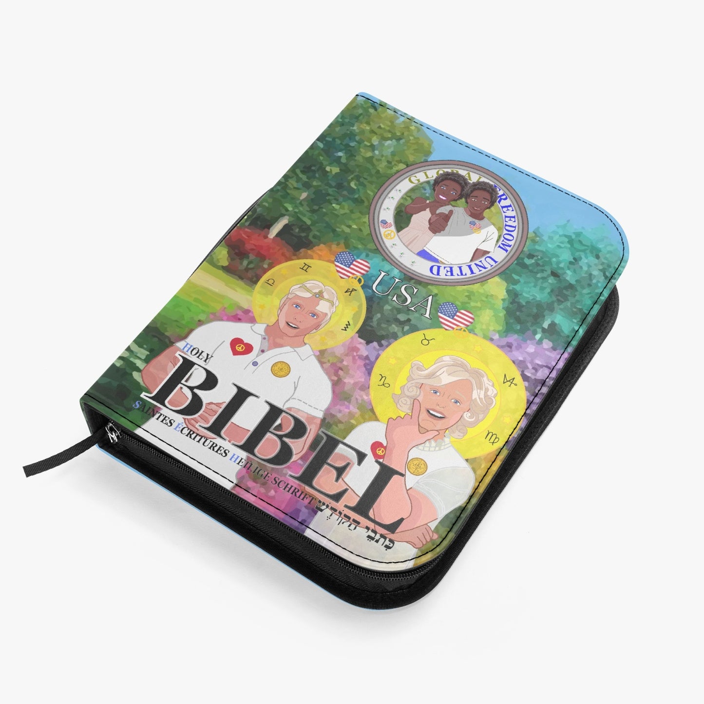 Bible Cover GLOBAL FREEDOM UNITED© Couple USA Afro American