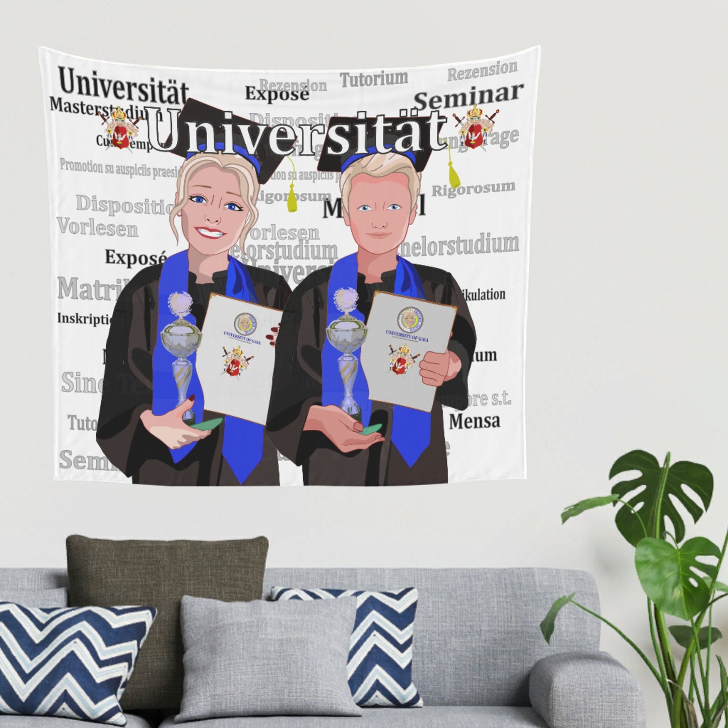 Tapestry Tapestry Global Freedom United Student Silver Place Blond Hair